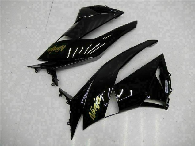 Nero Oro Ninja Carene Moto ZX6R 09-12 Nero Oro Ninja Carene Moto ZX6R 09-12