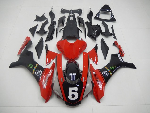 Nero Rosso 5 Carene Moto R1 15-19 Nero Rosso 5 Carene Moto R1 15-19