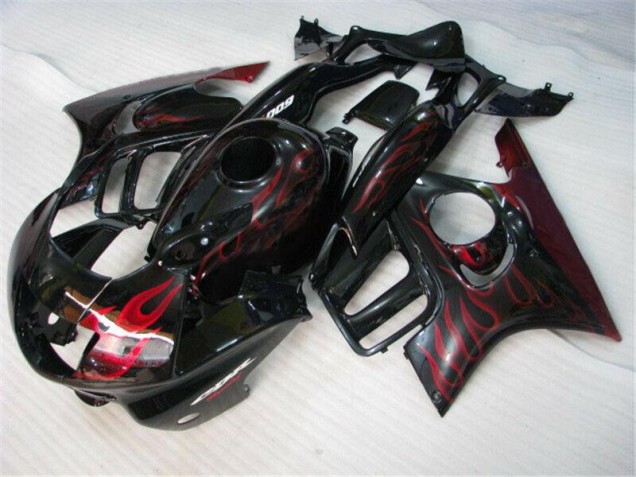Nero Rosso Fiamma ABS Kits Carene Moto CBR 600 F3 95-98 Nero Rosso Fiamma ABS Kits Carene Moto CBR 600 F3 95-98