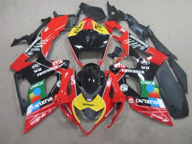 Nero Rosso Giallo Carene Moto GSXR 1000 K5 05-06