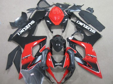 Nero Rosso Kit Carenatura Moto Iniezione GSXR 1000 K5 05-06