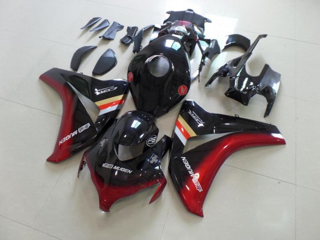 Nero Rosso Mugen ABS Plastica Moto CBR 1000 RR 08-11 Nero Rosso Mugen ABS Plastica Moto CBR 1000 RR 08-11