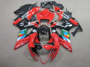 Nero Rosso Verde Carene Moto GSXR 1000 K5 05-06
