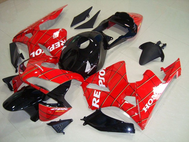 Nero Uomo Ragno Repsol Carene Moto CBR 600 RR 03-04