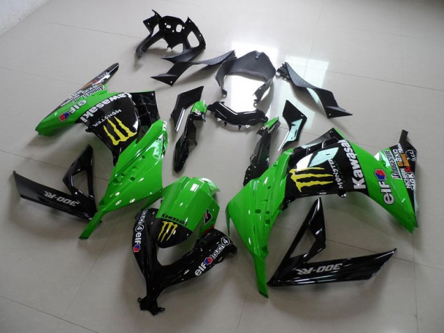 Nero Verde Monster Carene Moto ZX 300R 13-16