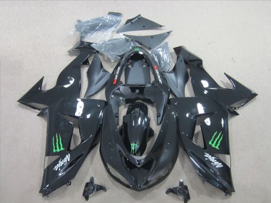 Nero Verde Monster Ninja Carene Moto ZX10R 06-07