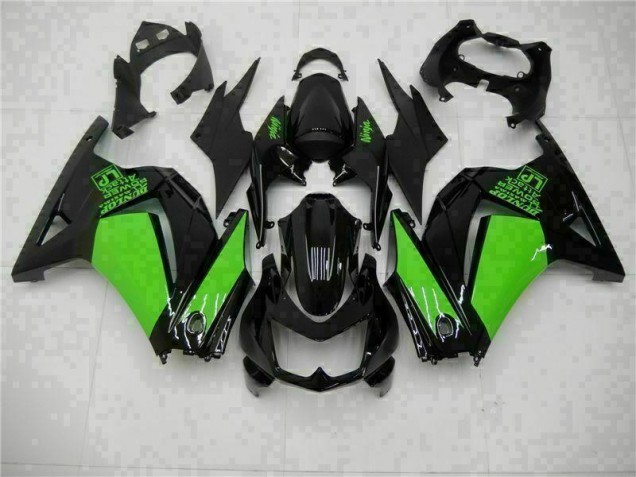 Nero Verde Ninja Carene Moto EX250 08-12 Nero Verde Ninja Carene Moto EX250 08-12