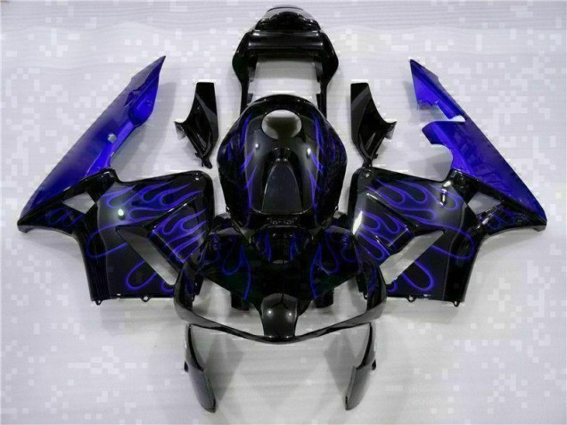 Nero con Blu Fiamma Carene Moto CBR 600 RR 03-04