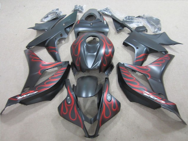 Nero con Rosso Fiamma Carene Moto CBR 600 RR 07-08