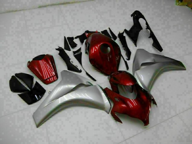 Rosso Argento ABS Moto Plastica & Carena CBR 1000 RR 08-11 Rosso Argento ABS Moto Plastica & Carena CBR 1000 RR 08-11