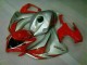 Rosso Argento ABS Moto Plastica & Carene CBR 1000 RR 08-11 Rosso Argento ABS Moto Plastica & Carene CBR 1000 RR 08-11