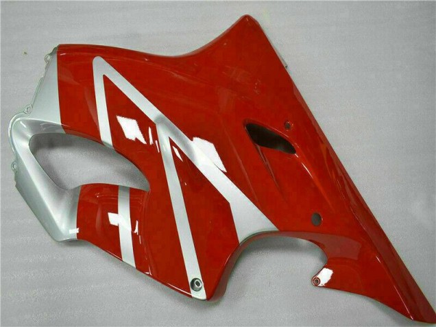 Rosso Argento Kit Carene Moto Completa CBR 600 F4i 01-03