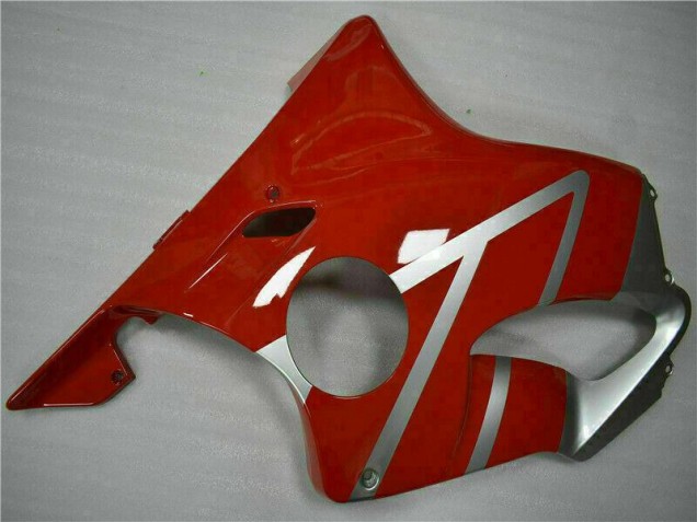 Rosso Argento Kit Carene Moto Completa CBR 600 F4i 01-03