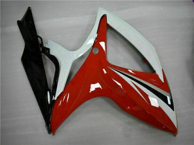 Rosso Bianco ABS Moto Plastica & Moto Carena GSXR 600 / 750 K6 06-07 Rosso Bianco ABS Moto Plastica & Moto Carena GSXR 600 / 750 K6 06-07