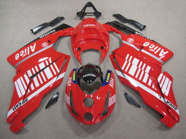 Rosso Bianco Alice Sandisk Carene Moto Ducati 749 05-06