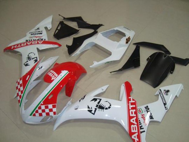 Rosso Bianco Bandiera Carene Moto R1 02-03 Rosso Bianco Bandiera Carene Moto R1 02-03
