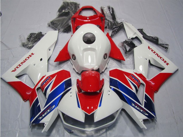 Rosso Bianco Blu HRC Kit Completo Carenatura Moto ABS CBR 600 RR 13-21