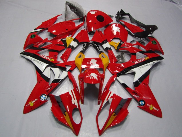 Rosso Bianco Carene Moto S1000RR 09-14 Rosso Bianco Carene Moto S1000RR 09-14