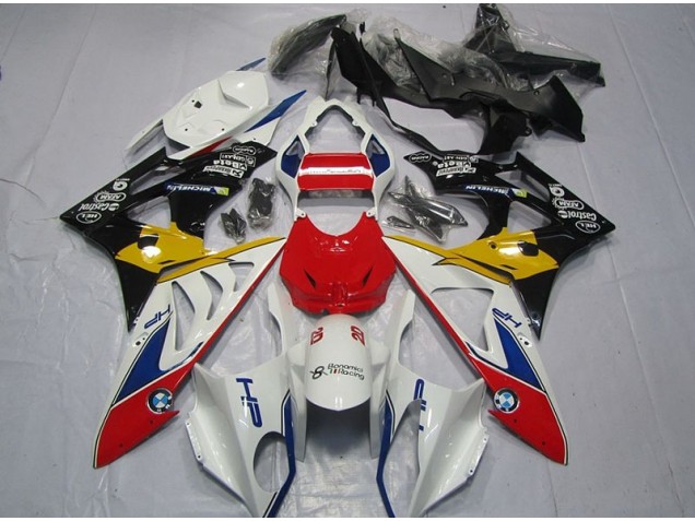 Rosso Bianco Giallo Carene Moto S1000RR 09-14