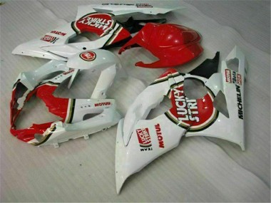 Rosso Bianco Kits Carenatura Moto GSXR 1000 K5 05-06
