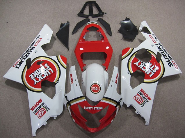 Rosso Bianco Lucky Strike Motul Carene Moto GSXR 600 K4 04-05
