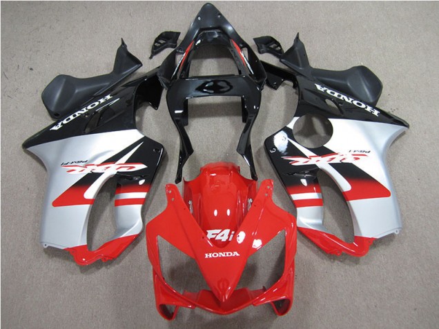 Rosso Bianco Nero Carene Moto CBR 600 F4i 01-03