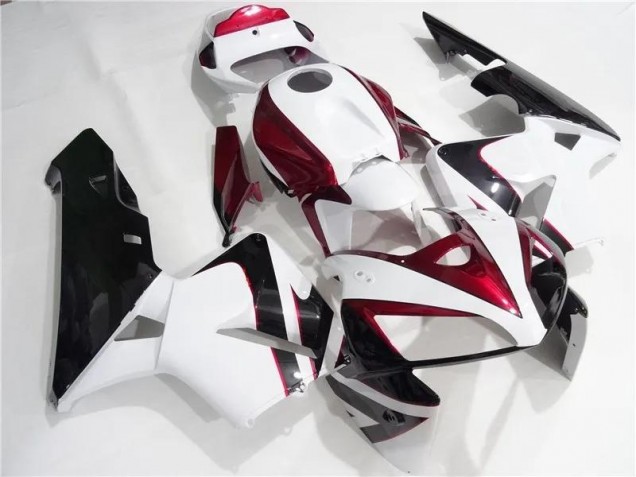 Rosso Bianco Nero Kits Carene Moto Completa CBR 600 RR 05-06 Rosso Bianco Nero Kits Carene Moto Completa CBR 600 RR 05-06