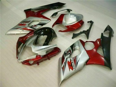 Rosso Bianco Plastica Moto GSXR 1000 K5 05-06