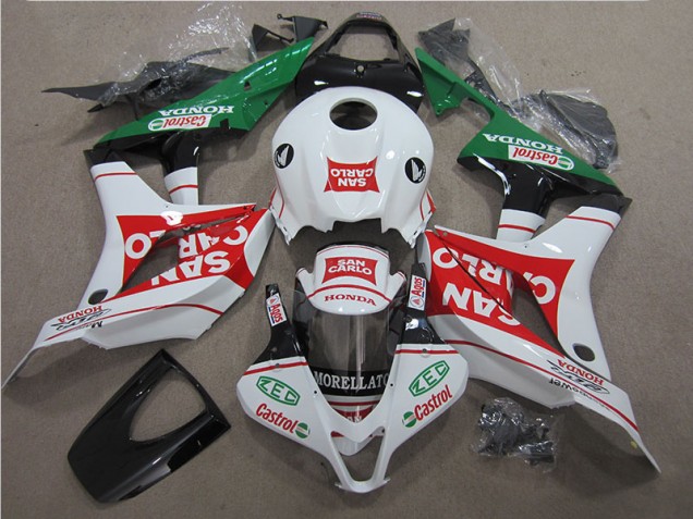 Rosso Bianco San Carlo Carene Moto CBR 600 RR 07-08 Rosso Bianco San Carlo Carene Moto CBR 600 RR 07-08