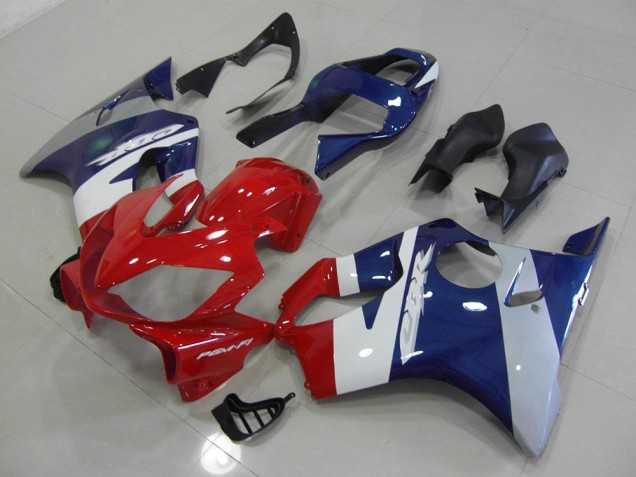 Rosso Blu Argento Carene Moto CBR 600 F4i 01-03 Rosso Blu Argento Carene Moto CBR 600 F4i 01-03