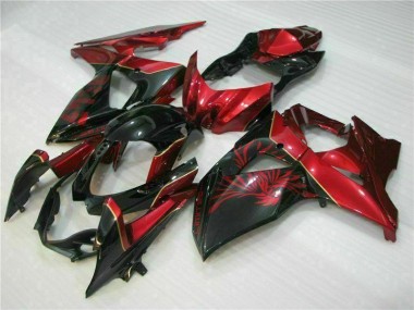 Rosso Fiamma Nero Carene Moto GSXR 1000 K9 09-16