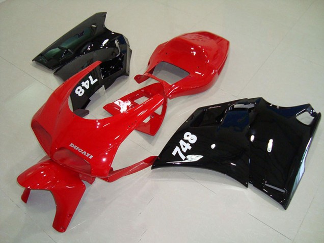 Rosso Nero Carrozzeria Moto & Carena Moto Ducati 748 916 996 996S 93-05 Rosso Nero Carrozzeria Moto & Carena Moto Ducati 748 916 996 996S 93-05