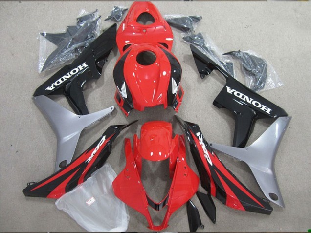 Rosso Nero Kit Carenatura Motocicletta Completo ABS CBR 600 RR 07-08 Rosso Nero Kit Carenatura Motocicletta Completo ABS CBR 600 RR 07-08