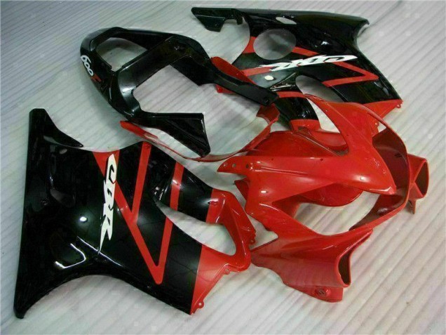 Rosso Nero Kits Carenatura Moto Completa CBR 600 F4i 01-03