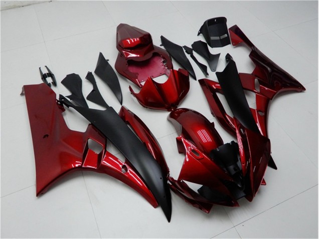 Rosso Nero Kits Carenatura Moto R6 06-07