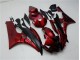 Rosso Nero Kits Carenatura Moto R6 06-07