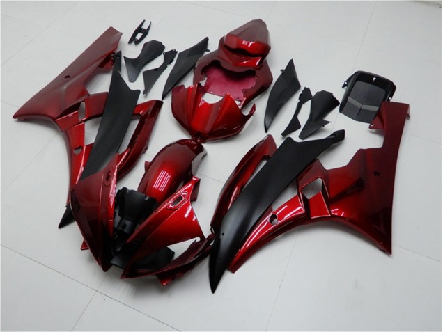 Rosso Nero Kits Carenatura Moto R6 06-07