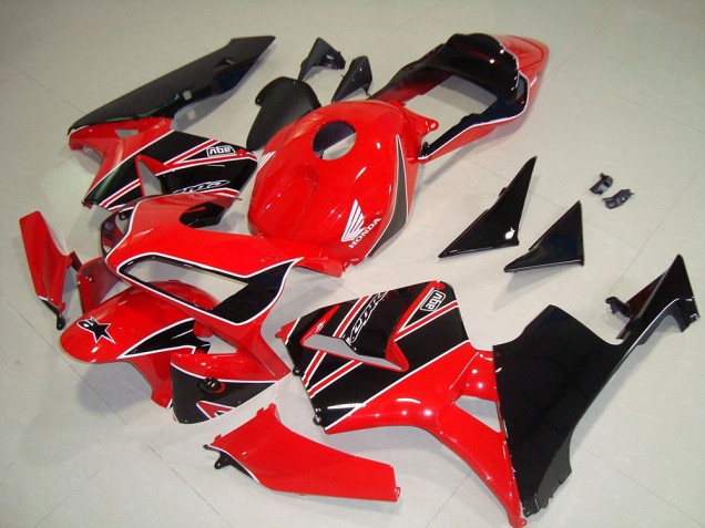 Rosso Nero Kits Carenatura Motocicletta Completo ABS CBR 600 RR 03-04 Rosso Nero Kits Carenatura Motocicletta Completo ABS CBR 600 RR 03-04