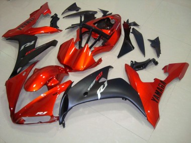 Rosso Nero Opaco Carene Moto R1 04-06