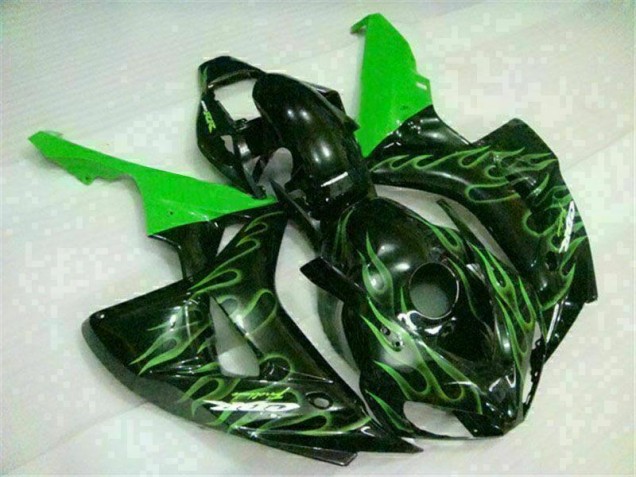 Verde Fiamma Nero Carene Moto CBR 1000 RR 06-07 Verde Fiamma Nero Carene Moto CBR 1000 RR 06-07