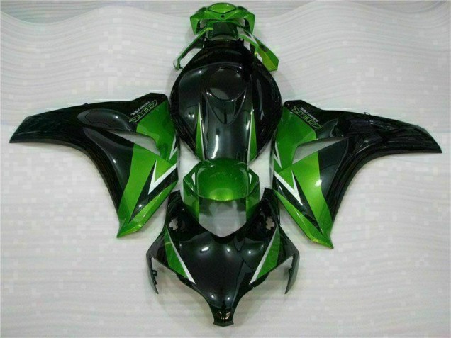 Verde Nero Carene Moto CBR 1000 RR 08-11 Verde Nero Carene Moto CBR 1000 RR 08-11