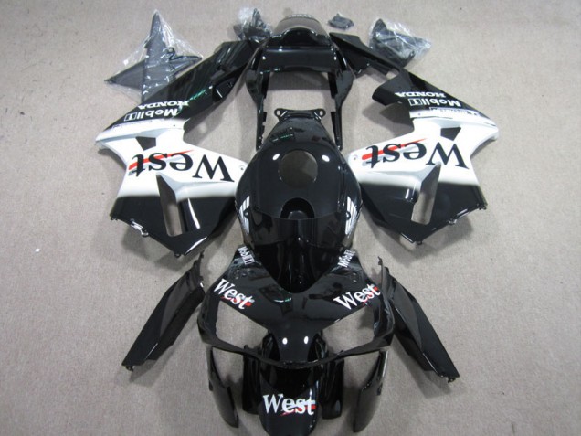 West Bianco Nero Carene Moto CBR 600 RR 03-04